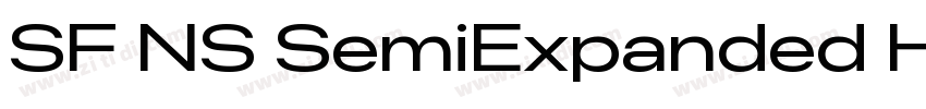 SF NS SemiExpanded H字体转换
